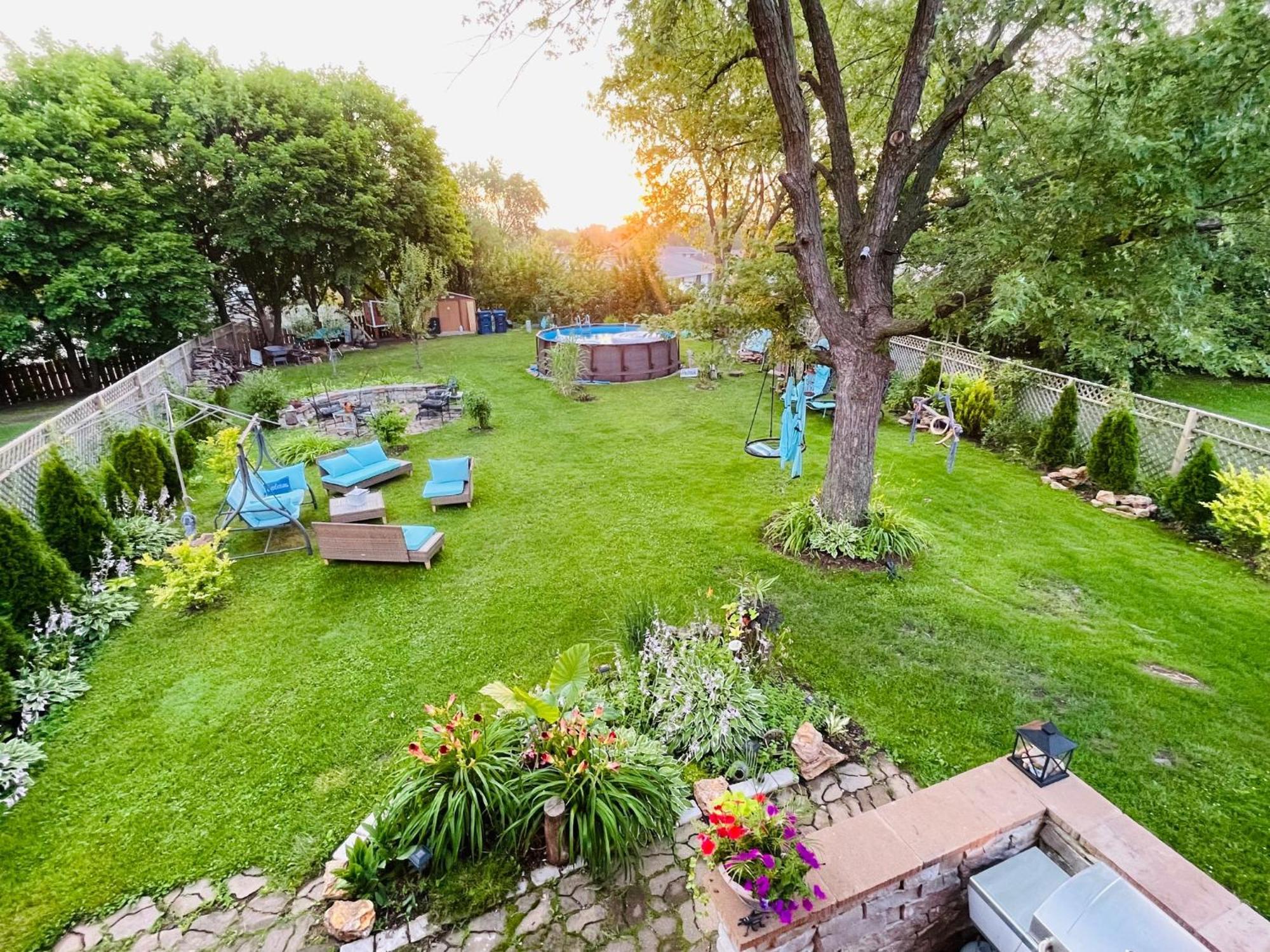 Schaumburg Paradise Oasis With A Secret Garden And Private Pool מראה חיצוני תמונה